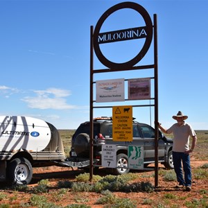 Muloorina Station Sign 