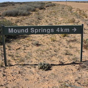Mound Springs Turn Off