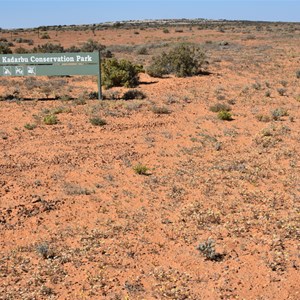 Wabma Kadarbu Conservation Park - Western Boundary Marker