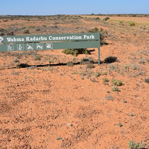 Wabma Kadarbu Conservation Park - Western Boundary Marker