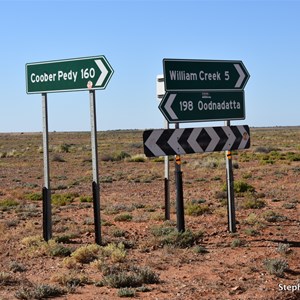 Coober Pedy Turn Off