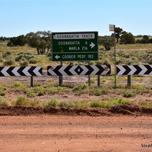 Kempe Road - Oodnadatta Track Intersection 