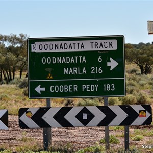 Kempe Road - Oodnadatta Track Intersection 