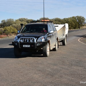 Start of Oodnadatta Track - Marla