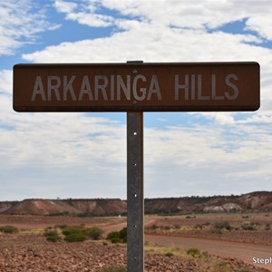 Arkaringa Hills Sign
