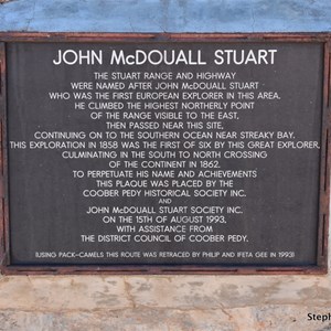 John McDouall Stuart Memorial 