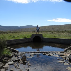 Outfall structure at 1244m