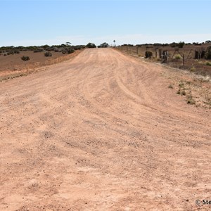 Looking North up the Border Track from the Border Grid Crossing