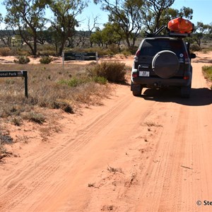 Murray Sunset National Park Boundary Sign