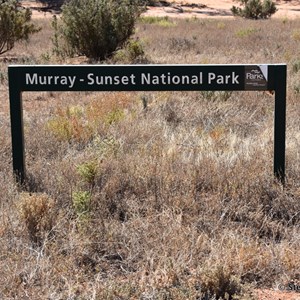 Murray Sunset National Park Boundary Sign
