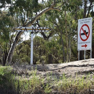 South Australia - New South Wales Murray River Border Marker