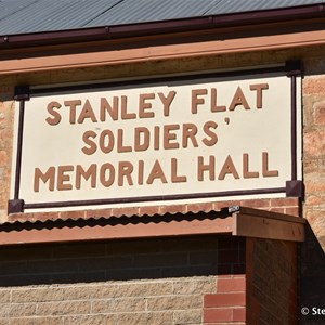 Stanley Flat Soldiers Memorial Hall