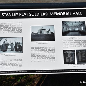 Stanley Flat Soldiers Memorial Hall