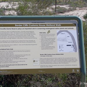 Start of the Border Cliffs Customs House Wetland Walk