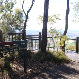 The viewing platform at Logan's Lookout