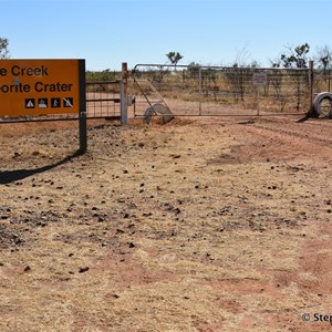 Wolfe Creek Meteorite Crater National Park Boundary Gate