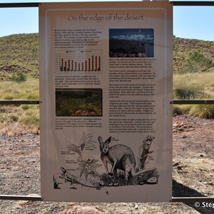 Wolfe Creek Meteorite Crater National Park Information Shelter