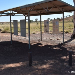 Wolfe Creek Meteorite Crater National Park Information Shelter