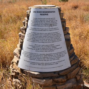 Ord River Catchment Regeneration Reserve Cairn
