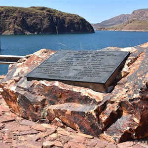 Ord River Dam Historic Engineering Marker