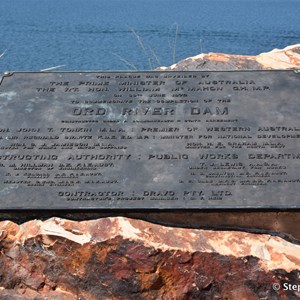 Ord River Dam Historic Engineering Marker