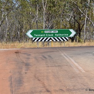 Stuart Highway & Central Arnhem Highway Intersection