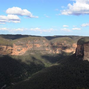 Views of the valley and cliffs to the nort east of Blackheath