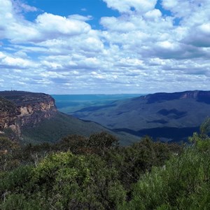 View from the lookout at the car park