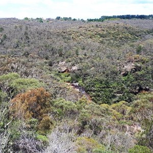 The top of Wentworth Falls