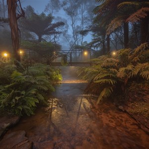Katoomba Falls at night