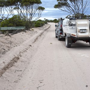 Acraman Creek Conservation Park Boundary Sign