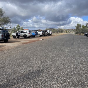 Carpark for Simpsons Gap
