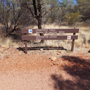 Larapinta Trail Section 7 Trailhead Serpentine Gorge