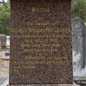 Grave of George Woodroofe Goyder