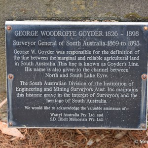 Grave of George Woodroofe Goyder