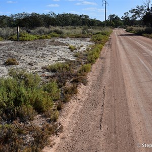 The main road on Causeway Island