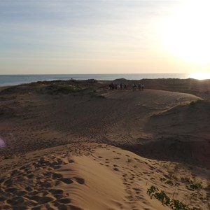 View from the island high point, 29 June 2018