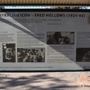 Fred Hollows Grave and Monument