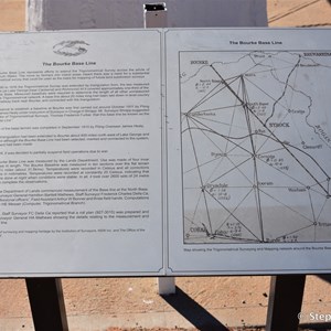 Bourke Base Line Historic Marker