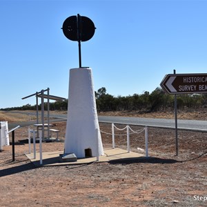 Bourke Base Line Historic Marker - Looking North