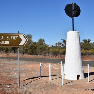 Bourke Base Line Historic Marker - Looking South