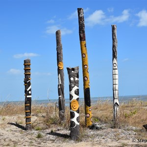 Bouchat Totem Poles