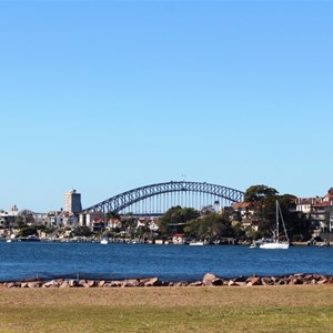 Sydney Harbour Bridge from Cockatoo Island 