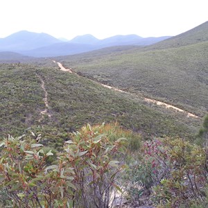 Views along trail looking back