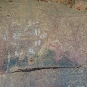 Ancient art in Gill Creek