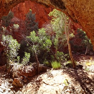 Looking out to the Black Pool from the Cavern