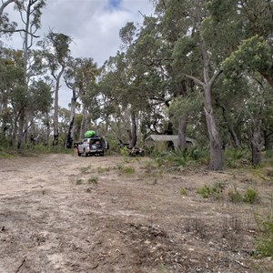 Follow the Frankland Campsite 1