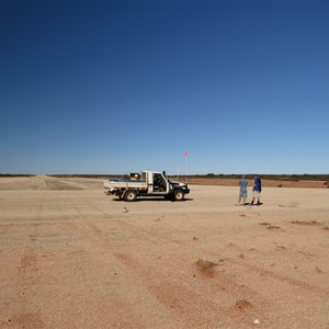 Northwards along the tarmac