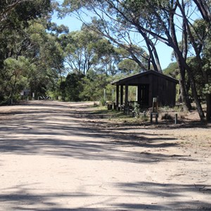 Parking area and shelter