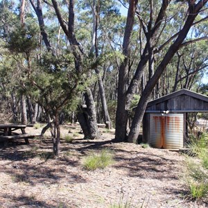 Shelter and out door tables